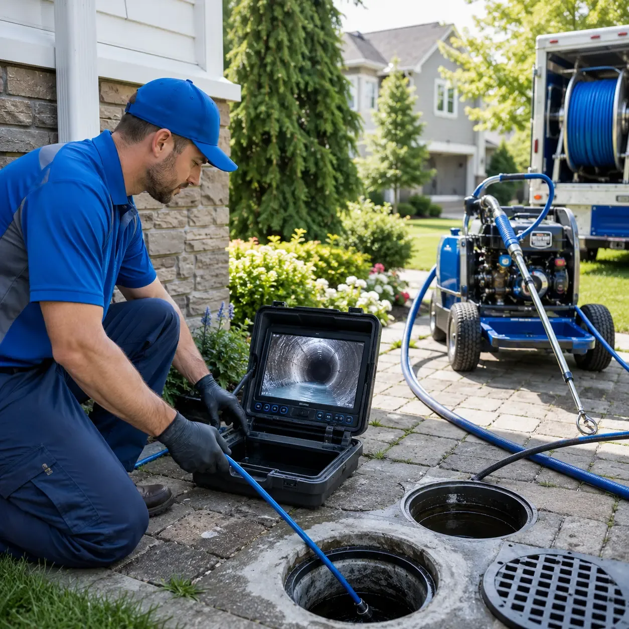 Outdoor drain cleaning professionals serving Herndon, VA